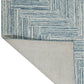 Hand Tufted Aqua Lined Rug