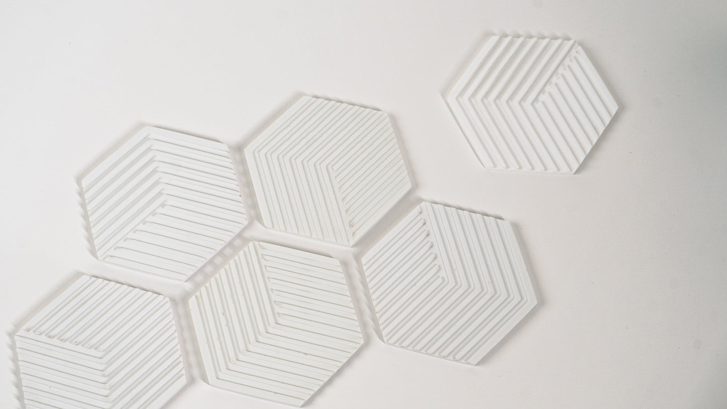 Hexagon Coasters (set of 6)